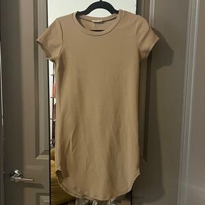 Love J Tan Short Sleeve Dress